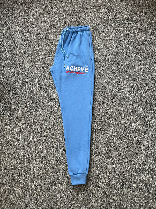 Chenille WMG Joggers - Light Blue